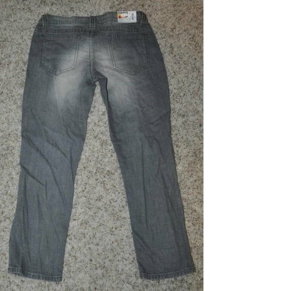 Womens Skinny Jeans Hang Ten Black Wash 0 Denim Jr. Girls Studded Distressed - Picture 6 of 7